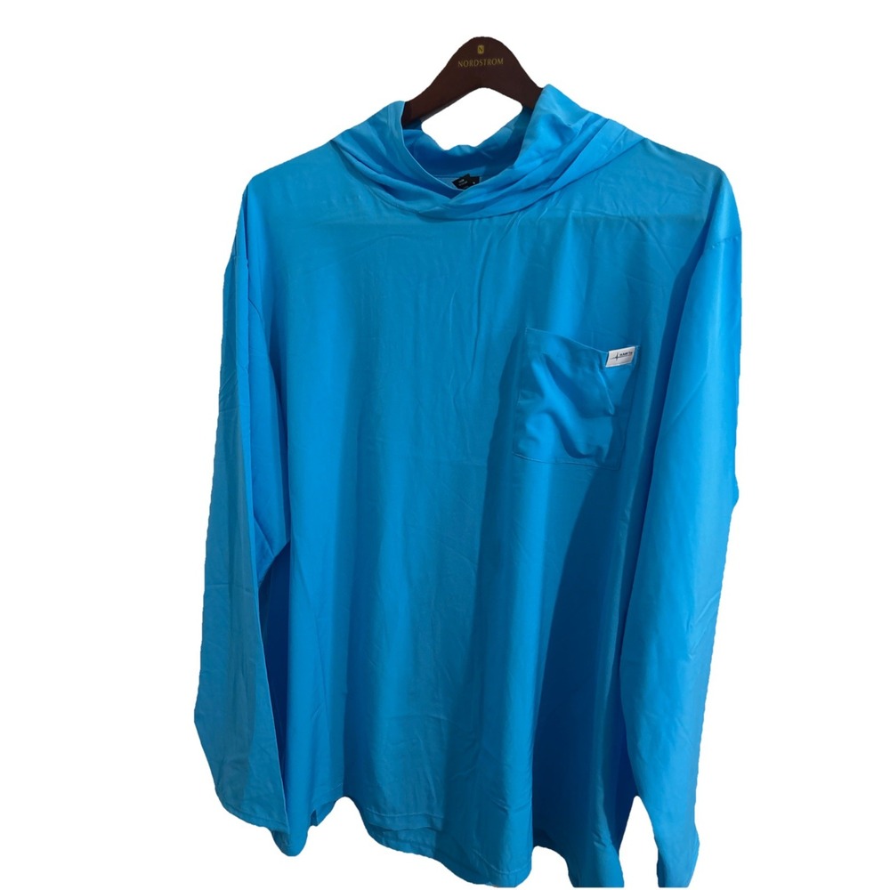 Habit Men's Turquoise Shoals Performance Layer Size 2XL Quarry Hiking Packable